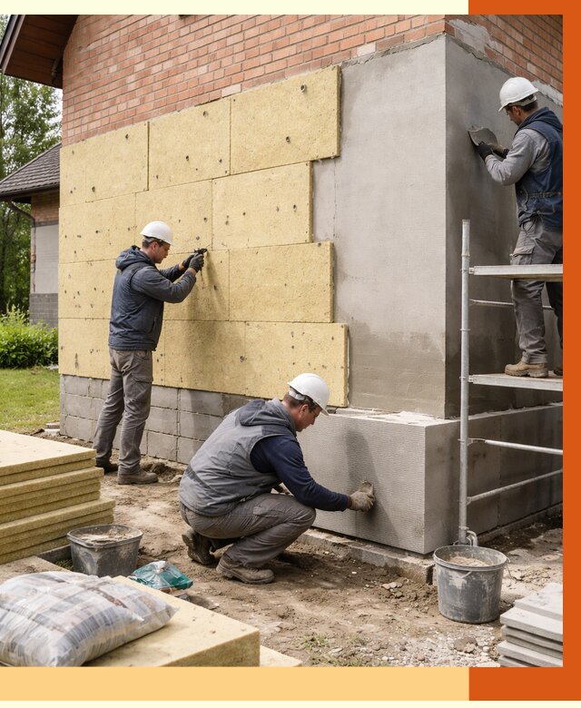 Утепление частного дома в Мичуринске под ключ от 7766 руб/м2 — недорого | ТепломастерМчр