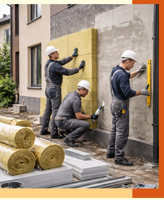 Утепление таунхауса в Мичуринске от 7455 руб/м2 — комплекс под ключ | ТепломастерМчр