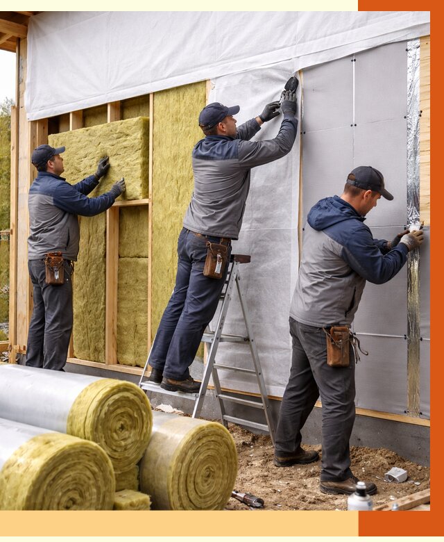 Утепление каркасного дома в Мичуринске от 4349 руб./м2 — профессионально | ТепломастерМчр