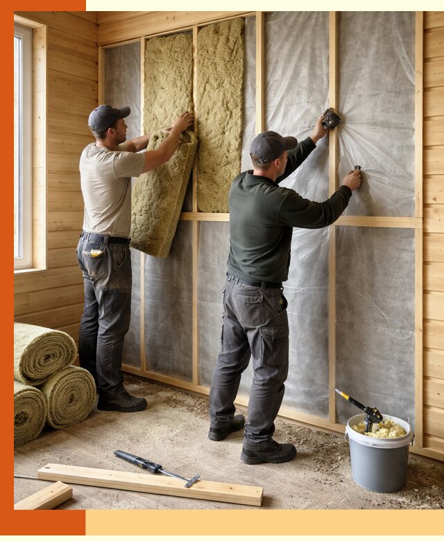 Утепление дома из минибруса в Мичуринске: комплексные теплоизоляционные работы