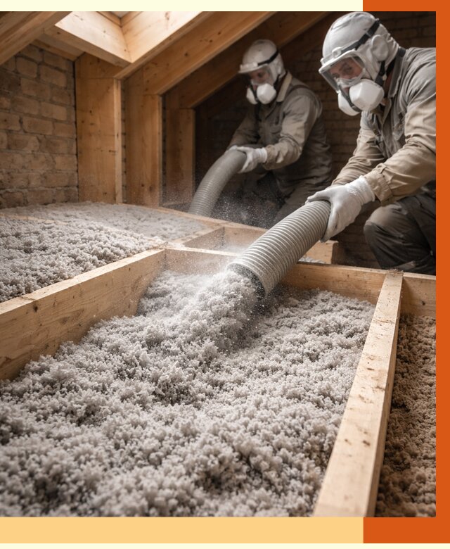 Утепление коттеджа эковатой в Мичуринске от 2589 руб./м² — комплексная задувка и монтаж | ТепломастерМчр