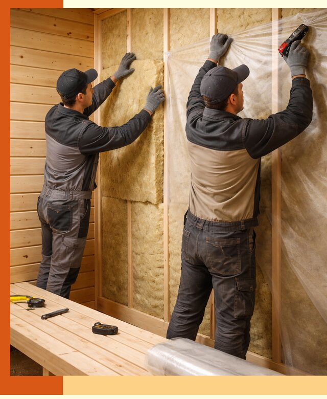 Профессиональное утепление сауны в Мичуринске с гарантиями качества