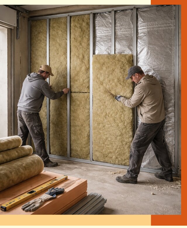 Утепление гаража изнутри в Мичуринске от 7766 руб/м2 — работы и цена | ТепломастерМчр