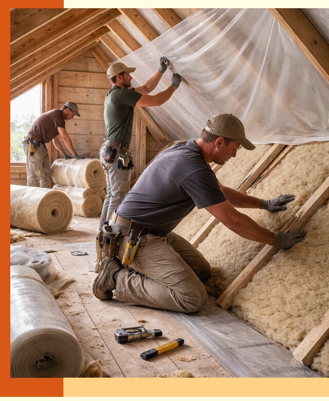 Утепление крыши изнутри в Мичуринске: профессионально и надежно