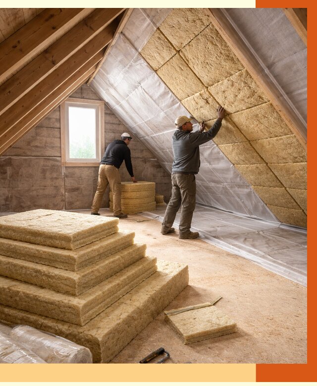 Утепление мансарды в Мичуринске от 2589 руб/м2 — комплексно и под ключ | ТепломастерМчр