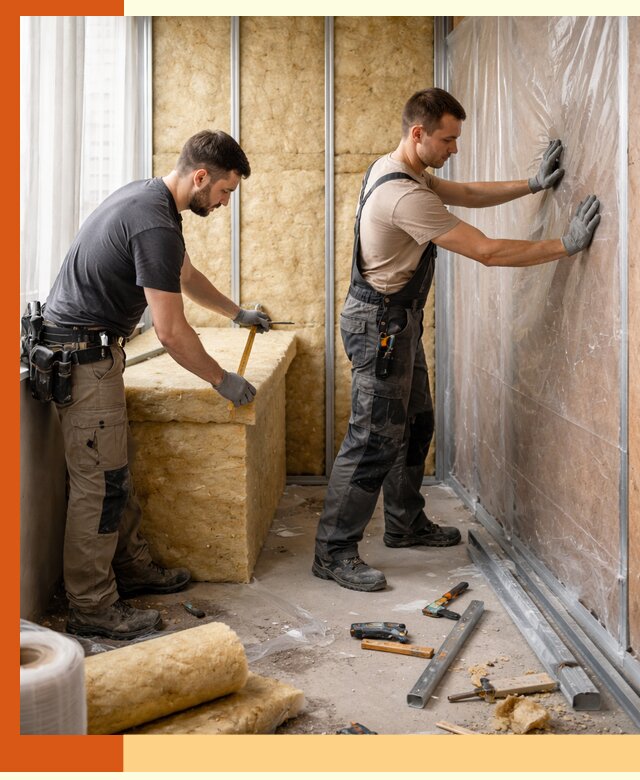 Профессиональное утепление лоджии в Мичуринске эффективно и надежно