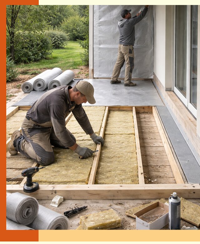 Утепление террасы в Мичуринске — тепло и защита круглогодично