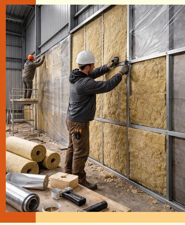 Утепление ангара в Мичуринске — профессиональная теплоизоляция помещений