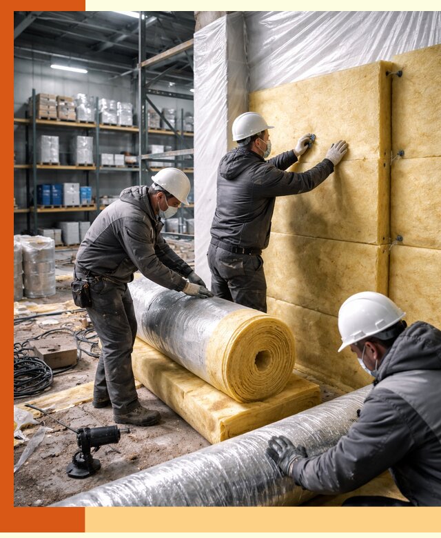 Утепление склада химсырья в Мичуринске: безопасная и эффективная изоляция