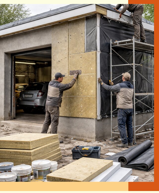 Утепление автосервиса в Мичуринске ппу, пеноизоляция, от 15013 руб/м2 — ТепломастерМчр