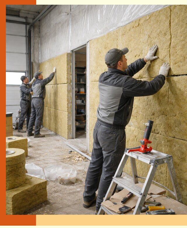 Утепление автосервиса и мастерских в Мичуринске качественно и надёжно