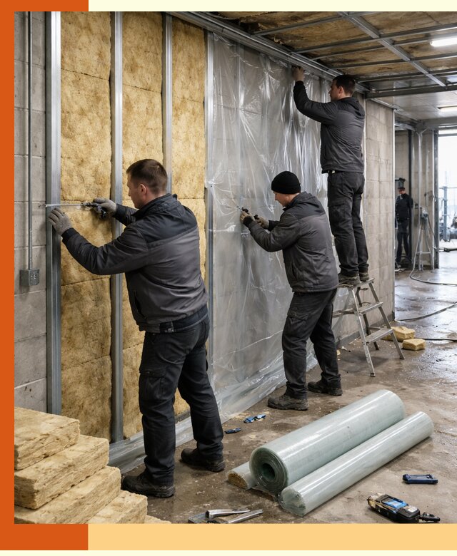 Профессиональное утепление автомойки в Мичуринске для любого типа помещений