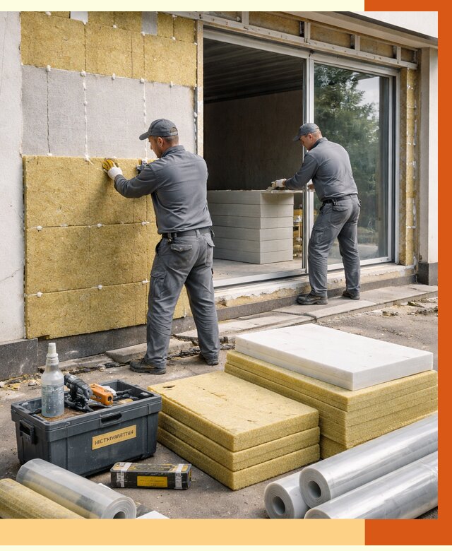 Утепление торгового павильона в Мичуринске от 15013 руб./м² под ключ | ТепломастерМчр