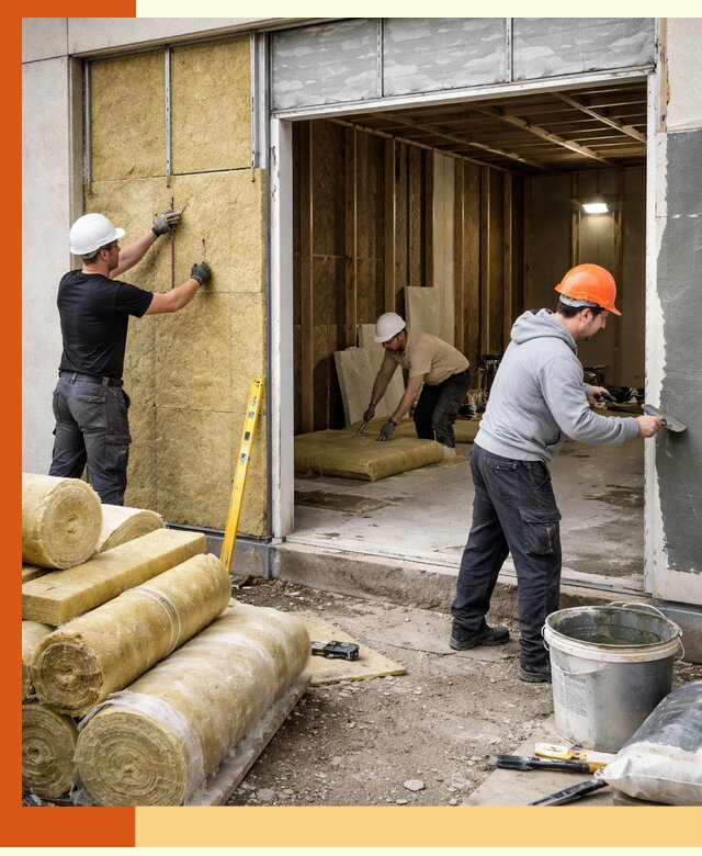 Утепление торгового павильона в Мичуринске — качественно и энергоэффективно