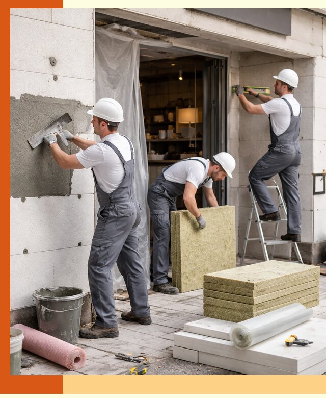 Утепление кафе в Мичуринске: профессиональная теплоизоляция и монтаж