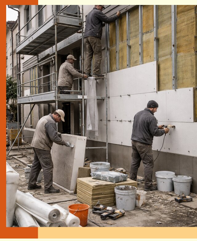 Утепление гостиницы под ключ в Мичуринске с гарантией качества