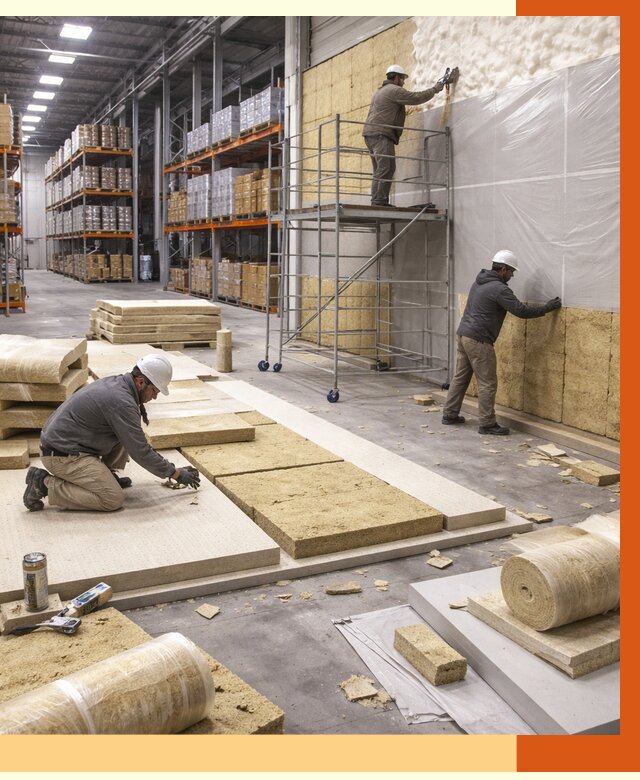 Утепление складского терминала в Мичуринске от 7766 руб./м² под ключ | ТепломастерМчр