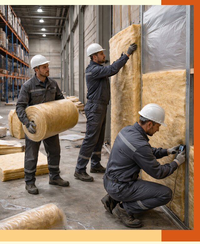 Утепление логистического центра в Мичуринске от 4659 руб/м² под ключ | ТепломастерМчр