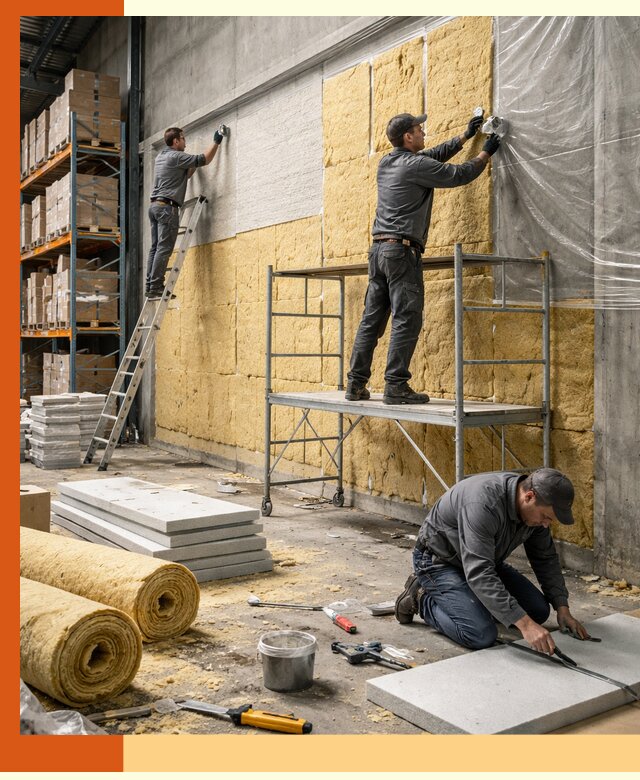 Утепление холодного склада под ключ в Мичуринске