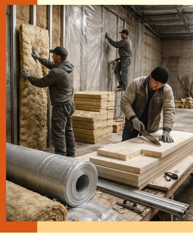 Утепление торгового склада в Мичуринске с энергоэффективными решениями