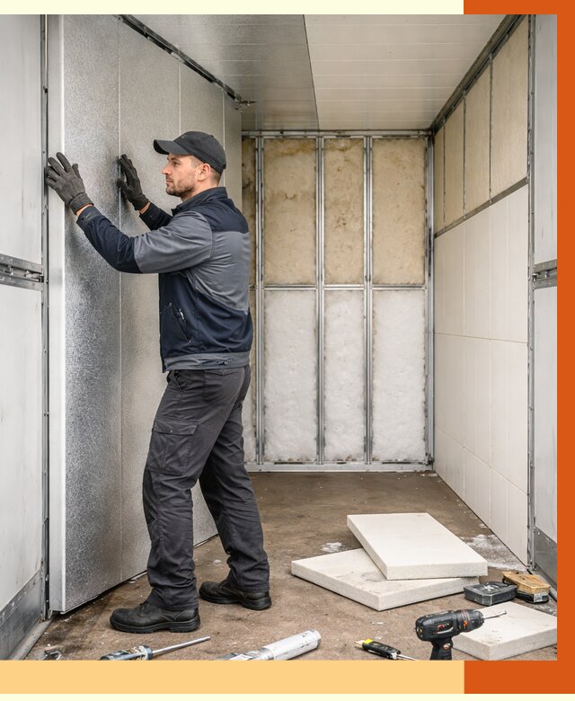 Утепление холодильного кузова в Мичуринске от 13978 руб. под ключ | ТепломастерМчр