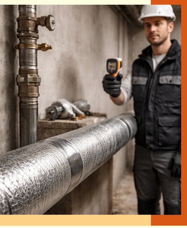 Утепление труб водоснабжения в Мичуринске от 8801 руб. за м² — услуги ТепломастерМчр