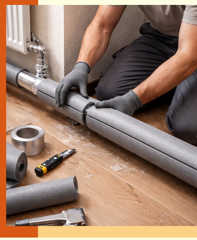 Утепление труб отопления в Мичуринске: теплоизоляция и защита сети