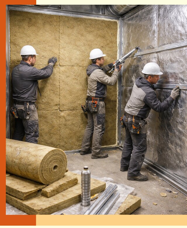 Утепление венткамеры в Мичуринске — качественная теплоизоляция и шумопоглощение