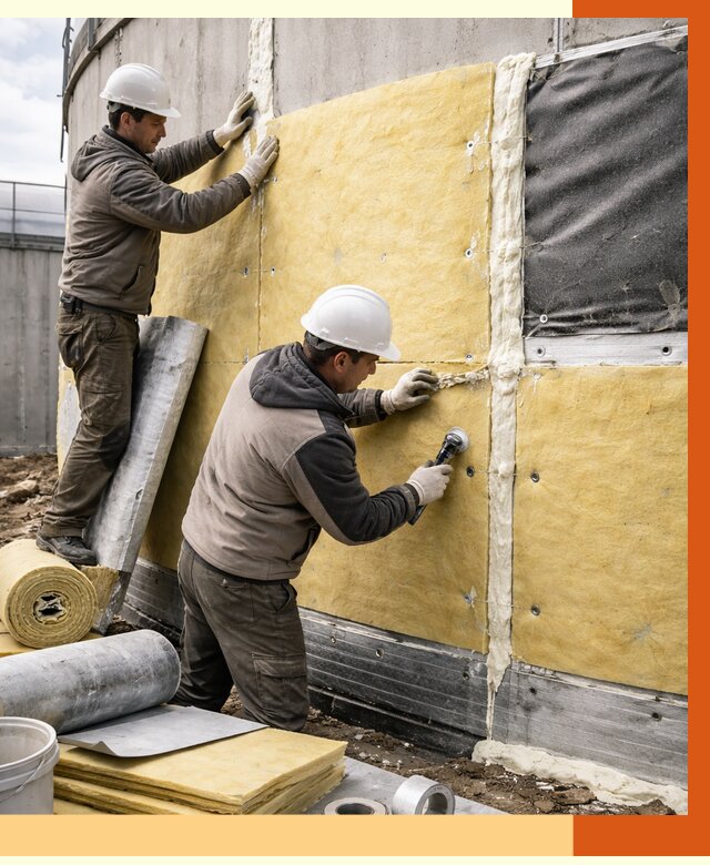 Утепление резервуара в Мичуринске от 28474 руб/м2 — монтаж ППУ и комплекс под ключ | ТепломастерМчр