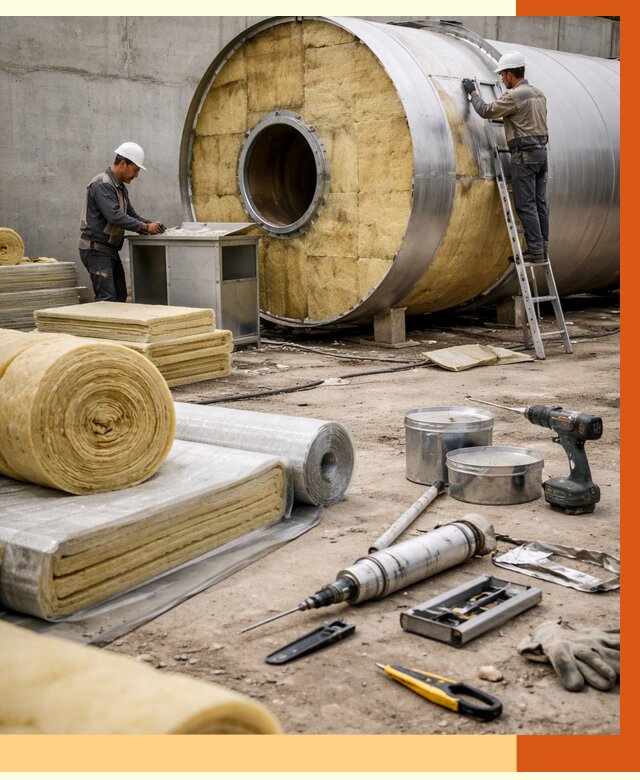 Утепление резервуара с топливом в Мичуринске от 28474 руб. под ключ | ТепломастерМчр