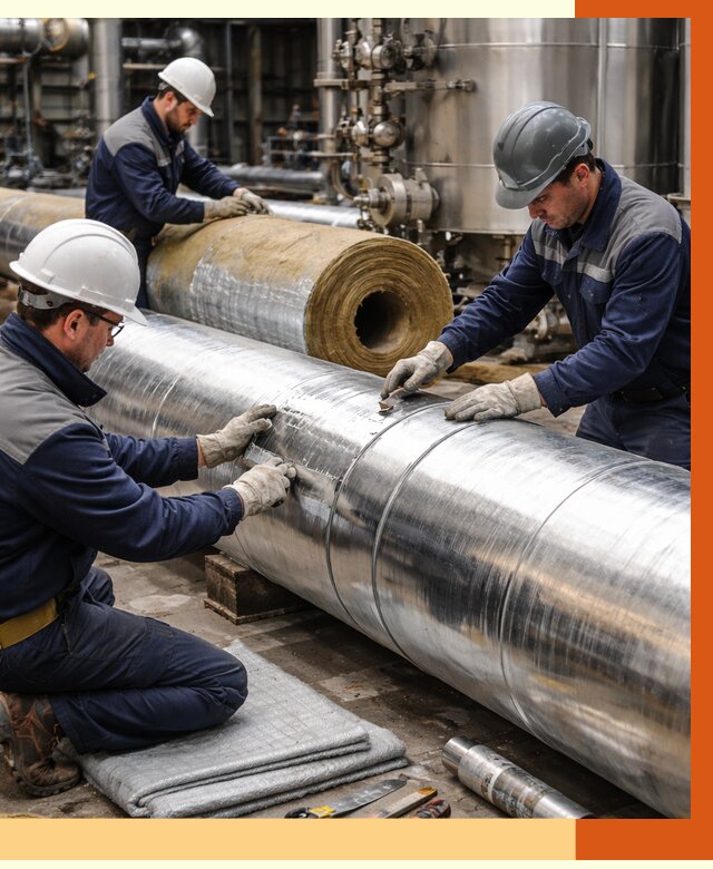 Утепление технологического оборудования в Мичуринске от 4349 руб. за м2 | ТепломастерМчр