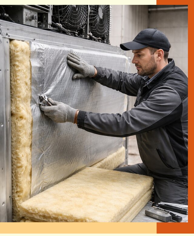 Утепление холодильного агрегата в Мичуринске от 8801 руб. под ключ | ТепломастерМчр