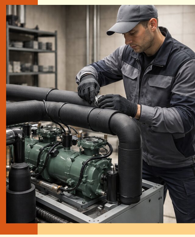 Утепление холодильного агрегата и теплоизоляция в Мичуринске