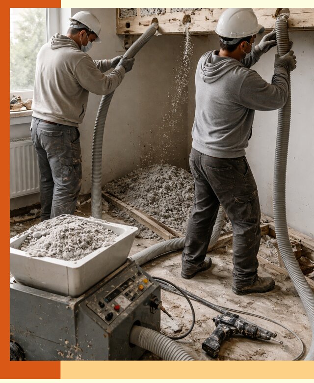 Заполнение пустот перекрытий пеной и наполнителями в Мичуринске