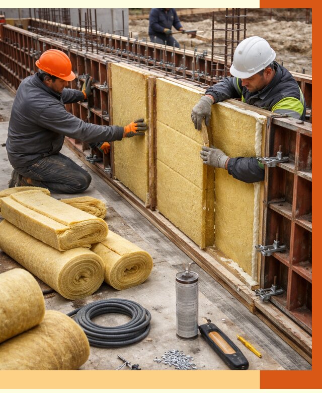 Теплоизоляция опалубки в Мичуринске от 7455 руб. за м2 — услуги и монтаж | ТепломастерМчр