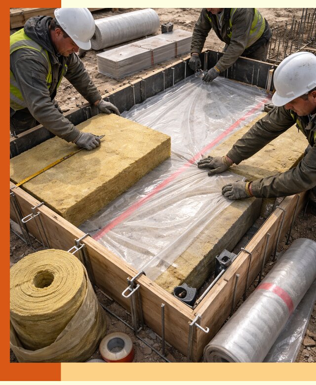 Теплоизоляция опалубки для строительства в Мичуринске