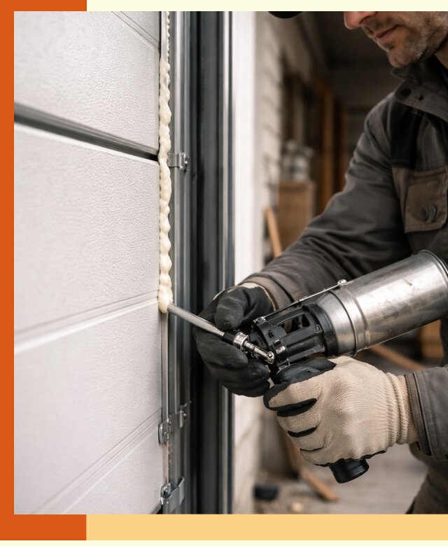 Заполнение пустот ворот в Мичуринске профессионально и герметично