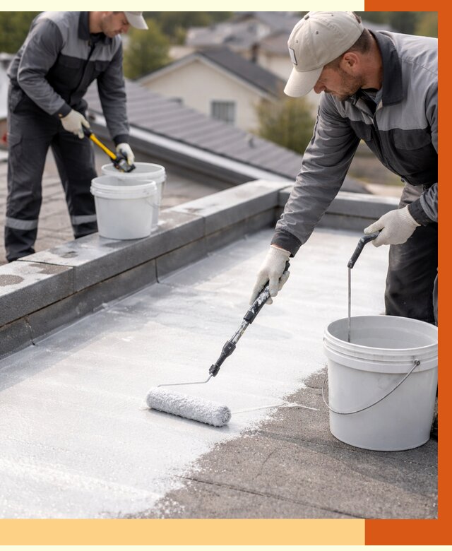 Утепление кровли жидкой теплоизоляцией в Мичуринске от 2226 руб./м2 | ТепломастерМчр