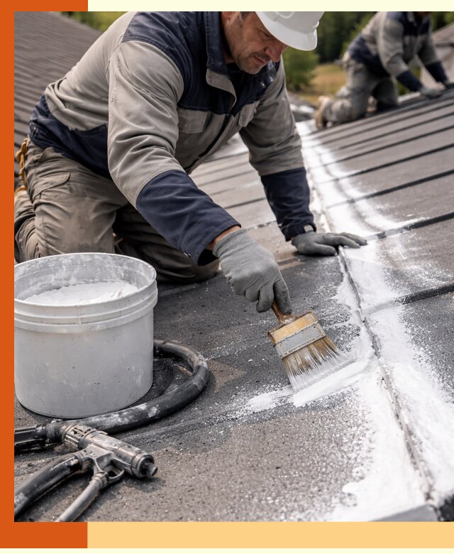 Утепление кровли жидкой теплоизоляцией в Мичуринске