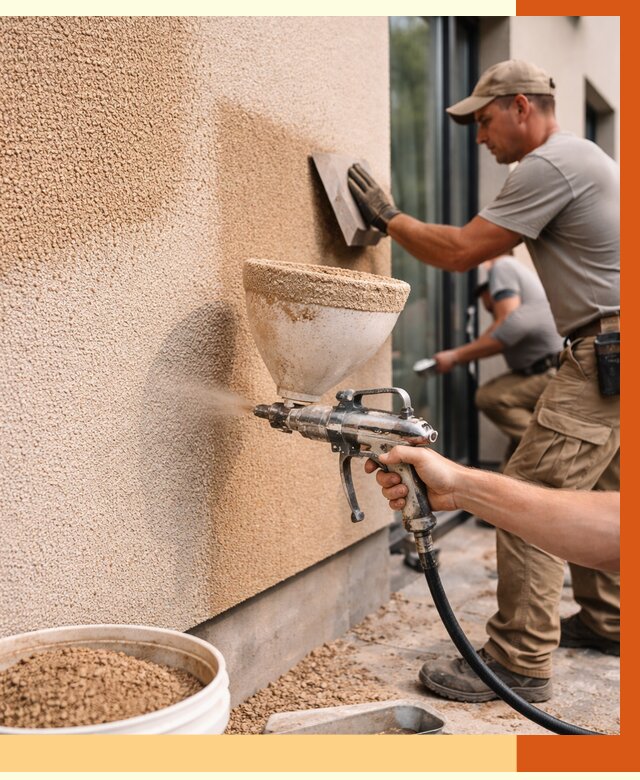 Утепление фасада жидкой пробкой в Мичуринске от 4970 руб./м² под ключ | ТепломастерМчр