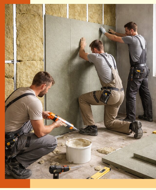 Профессиональная шумоизоляция стен в Мичуринске для квартир и домов