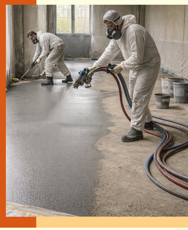 Гидроизоляция полимочевиной полов и конструкций в Мичуринске