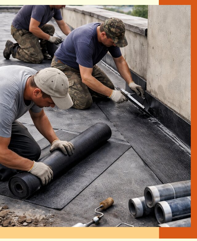 Гидроизоляция кровли в Мичуринске от 4659 руб. — профессиональная гидроизоляция крыши | ТепломастерМчр