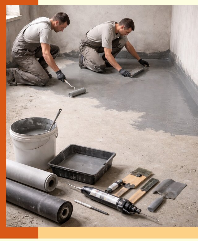 Гидроизоляция пола в Мичуринске — надежная защита от влаги и протечек