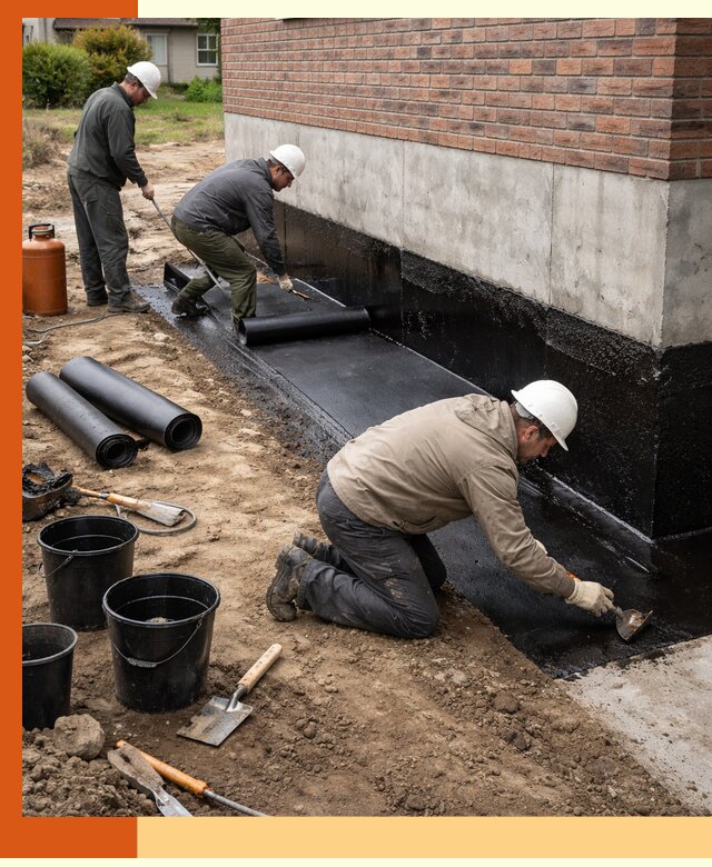 Гидроизоляция фундамента в Мичуринске: надежная защита строений