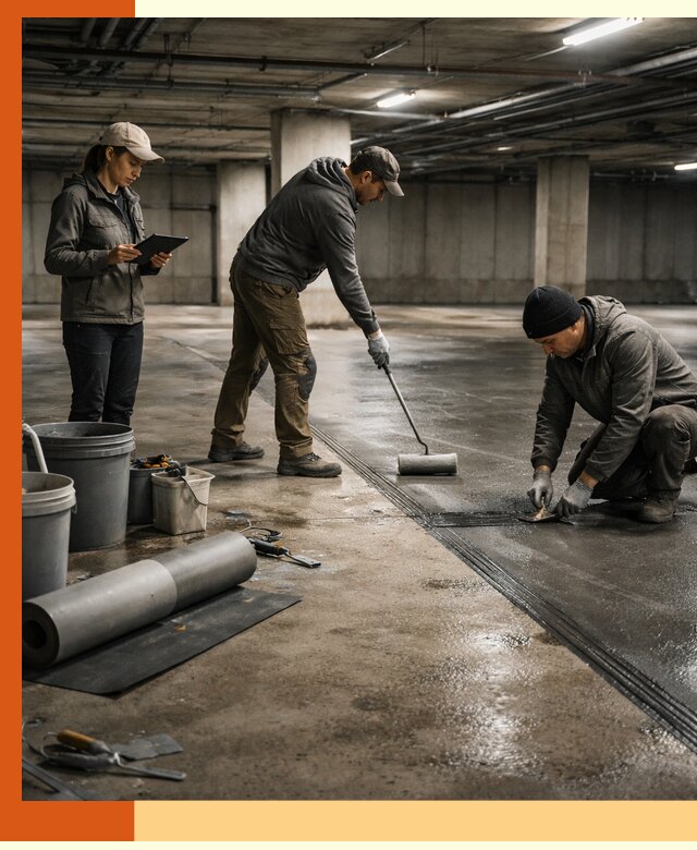 Гидроизоляция паркинга в Мичуринске: качественная защита зданий