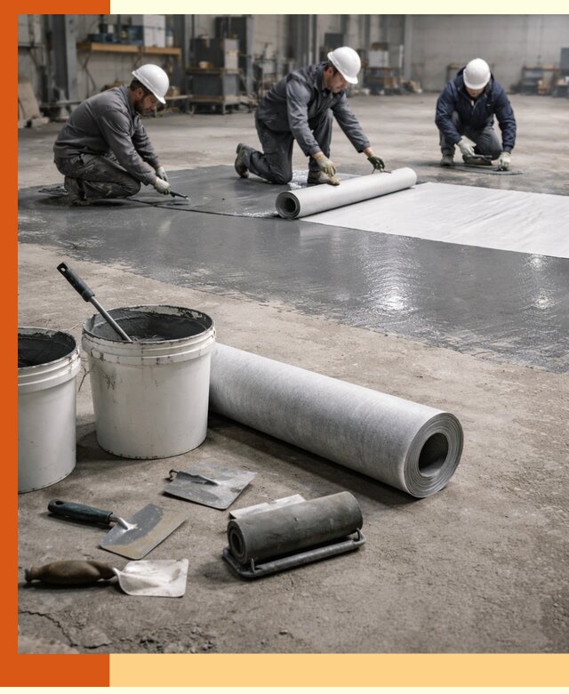 Гидроизоляция промышленного пола в Мичуринске — защита и долговечность