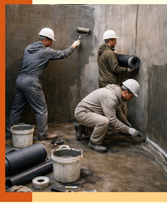 Гидроизоляция резервуара профессионально в Мичуринске