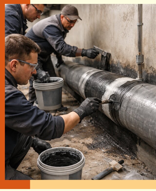 Гидроизоляция труб в Мичуринске — защита и герметизация коммуникаций