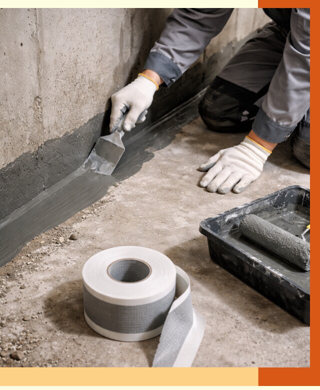 Гидроизоляция швов и герметизация стыков в Мичуринске от 1294 руб. | ТепломастерМчр